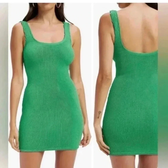 NWT Good American Summer Green Always Fits Sculpt Swim Dress Size 2XL-3XL (2)